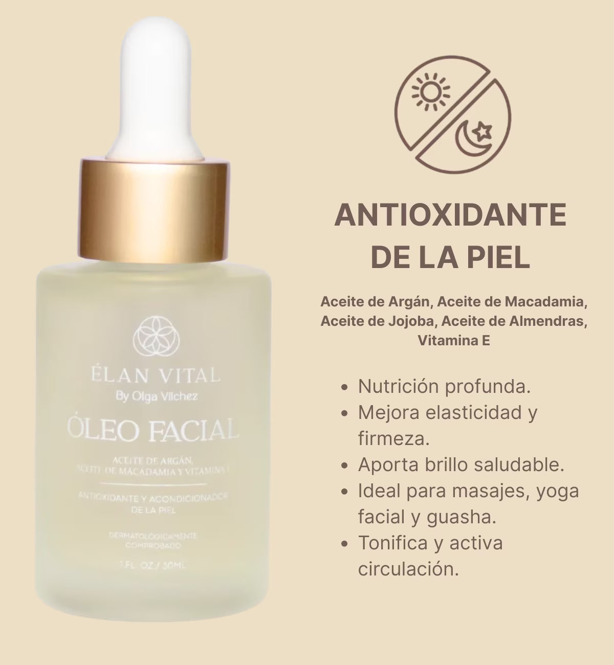 Rutina Facial Anti-Edad: Suero Día + Suero Noche + Óleo Antioxidante